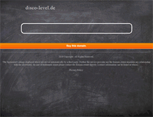 Tablet Screenshot of disco-level.de